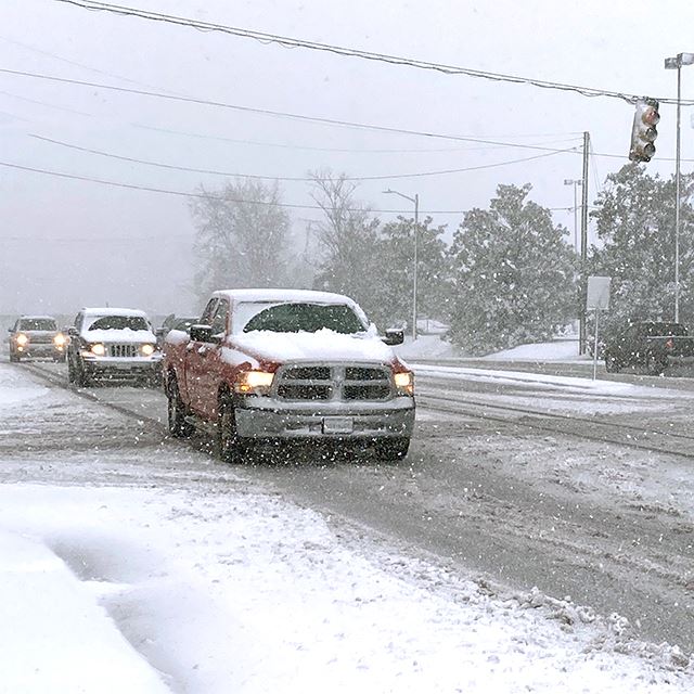 Snow Truck Cars on Crater Road IMG_3201 copy