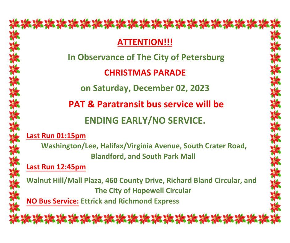 Bus Route for Holidays 640