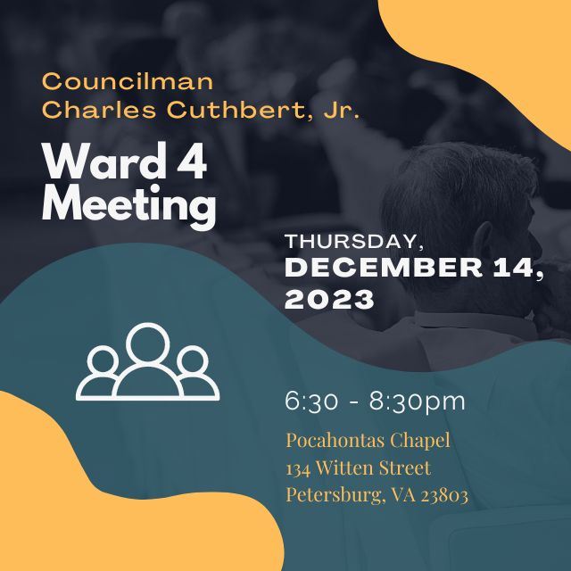 12 14 2023 Ward 4 Meeting Pocahontas Island 640